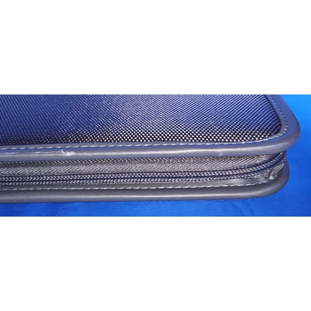 NEW Samsonite Xenon Business Zipped Portfolio Steel Grey w/ Writing Pad One Size